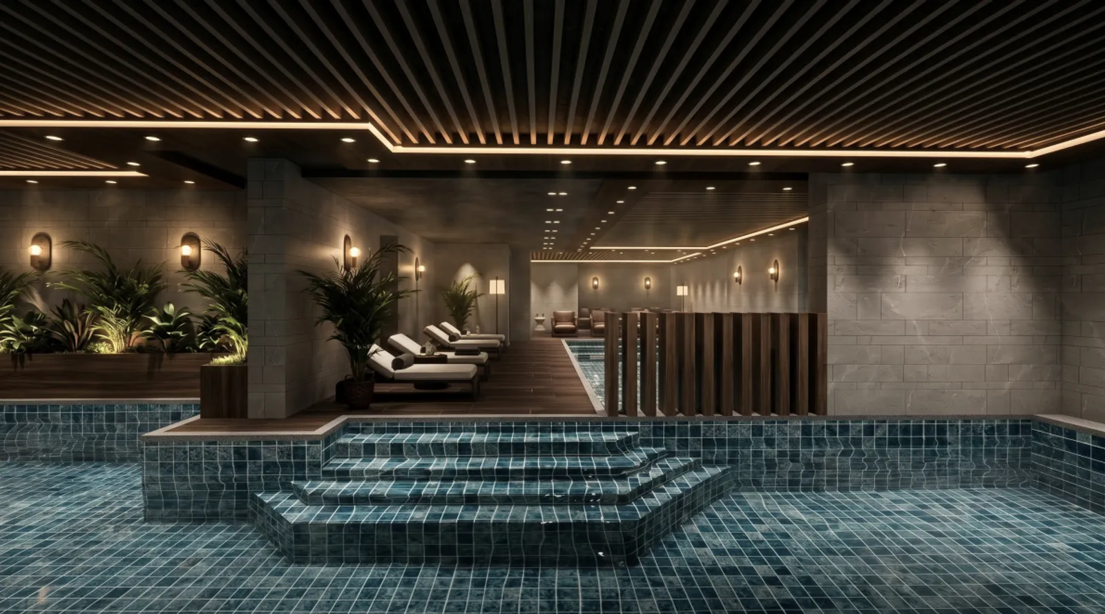 Piscine privée — Lotfi Promotion Mostaganem